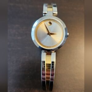 Movado Aleena Women's Gold and Silver Watch